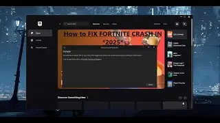 How to fix Fortnite crashing on PC! (2025)