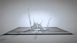 Crown splash Next limit  Realflow