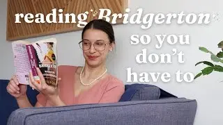 reading Bridgerton in preparation for Bridgerton season 3 🩵 Romancing Mr. Bridgerton reading vlog