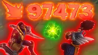 K'SANTE get OS by 100 000 CRIT DAMAGE from YASUO ! (Aftershock bug)