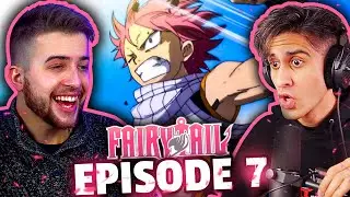 NATSU GOES OFF!! Fairy Tail Episode 7 REACTION | Group Reaction