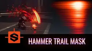 Hammer Impact Trail Mask - Texture Tutorial in Substance Designer