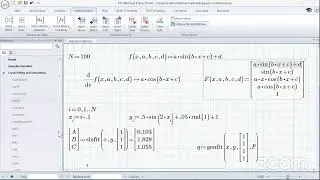 Стрим: синусоидальная регрессия в Mathcad Prime и Python