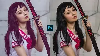Easy ONE-CLICK Color Correction in Photoshop - Short Photoshop Tutorial