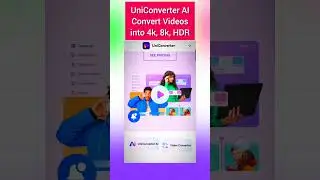 Wondershare UniConverter - video convertert to 4K/8K HDR files #ai #aitools #tech #technology