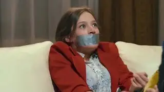 Tape Gagged & tied Russian girl