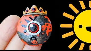 HOW TO MAKE MARS🔥👑 SOLAR SYSTEM WITH POLYMER CLAY 👁️ Clay Modelling