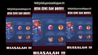 Winrate Jelek Pertandingan 14 BISA GINI GAK BOSS !!! pengikut #ekoju nih BOSS!!!