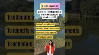 Mastering Resource Management: Answering Question #7 | PMP Short