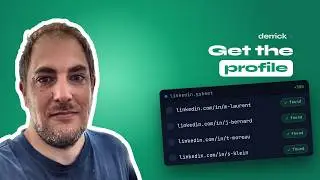 How to get Linkedin Profile Link with FullName (5 minutes Tutorial - FR) - Derrick App