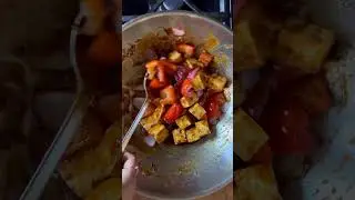 Paneer Bell Pepper Fry with a tantalizing sauce mix 