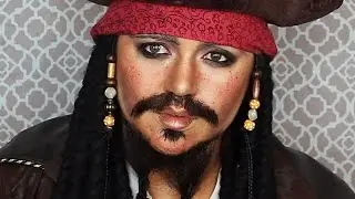 CAPTAIN JACK SPARROW MAKEUP TUTORIAL!