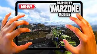 WARZONE MOBILE NEW UPDATE 16GB RAM + HANDCAM | 4K GAMEPLAY 🔥