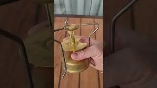 Vintage mini brass stove, Bulgaria,1970s