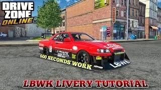 LBWK livery tutorial for GTR R34  in Drive Zone Online