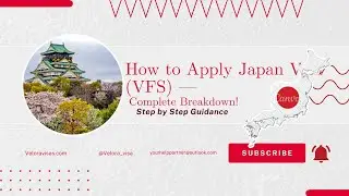 Japan Tourist Visa 2025 – Full Step-by-Step Guide (VFS Global)