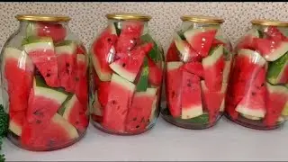 This is how I store watermelon for 1 YEARS! It's even more delicious than fresh! 