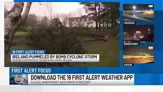 Wild Weather: Bomb cyclone in Ireland