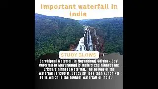 Important waterfalls in India