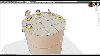 Storage Tank 3D Model by SEG - B021