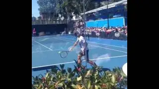 Federer at AO 2017