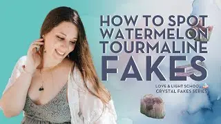 🍉👀 Fake Watermelon Tourmaline? | How to Spot the Real Deal! 👀🍉