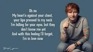 Ed Sheeran - Kiss Me Lyrics 🎵