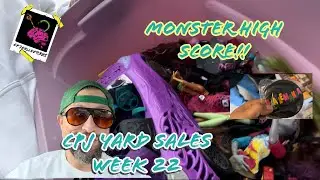 Monster High Madness!? CPJ Yard Sales Week 22 #yardsalefinds #yardsale #collection #monsterhigh