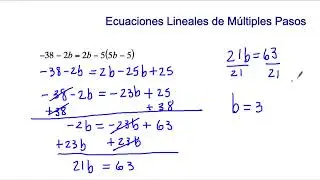 Ecuaciones Lineales de Múltiples Pasos