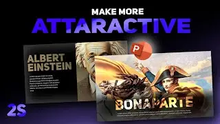 How To Make PPT Look More ATTRACTIVE! ⚡️ Creative Slide Design