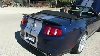 2010 SHELBY GT500 CONVERTIBLE - SOLD