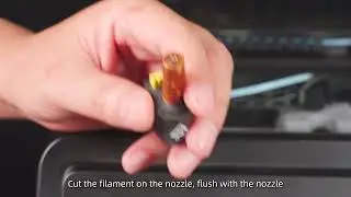 Flashforge Adventurer M5 How to unclog the nozzle.