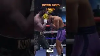 DOWN GOES LOUIS FOEN HOES LOUIS #undisputed #boxing #shorts