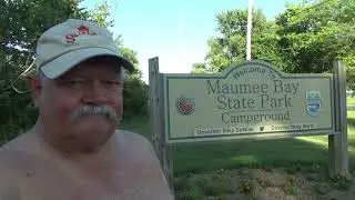 Maumee Bay State Park, with camping, on Lake Erie, near Toledo, Ohio