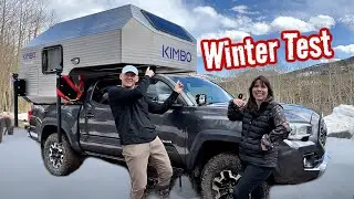 How Our Kimbo Camper Handled a Winter Trip