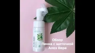 Мини-обзор пенка с щёточкой Aloe Vera