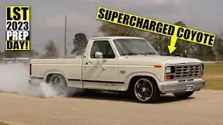 Supercharged Coyote Swapped Bullnose on Setup Day at LST 2023!