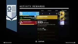 I'm done. Destiny Nightfall Rewards (Omnigul, Will Of Crota - 17/2/15)