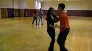 Brian and me messin around on the dance floor