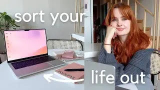 Digitally Organizing my life | Notion Tour, Time blocking and Free Printables
