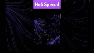 Holi Special Colours Flow Field Using Html5 Canvas and JavaScript || Coding Status 
