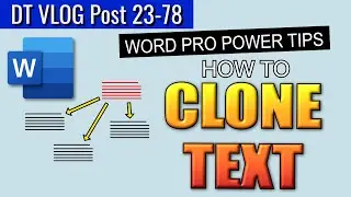 How to Clone Text in Microsoft Word (2024). Pro Tip to SAVE TIME!