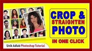 How to Crop and Straighten Multiple Photos in Photoshop