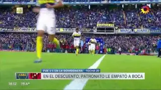 RESUMEN COMPLETO -(1-1)- Boca juniors vs Patronato. Primera División 2017