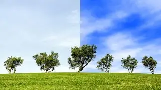 Photoshop Tutorial: How to Replace a Burnt-out Sky in a Photo.
