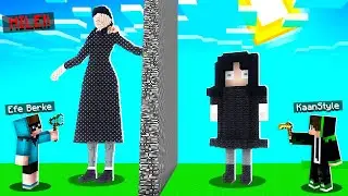 EFE WEDNESDAY'in YAPI KAPIŞMASINDA YARIŞIYOR 😱 -Minecraft
