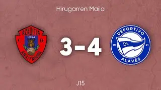 Anaitasuna 3-4 Alaves "c" (15. Jardunaldia)