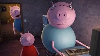 Peppa Pig 3D. Cartoon Parody.