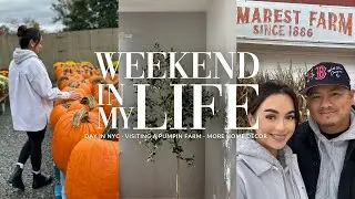 WEEKEND VLOG | Day In NYC, Visiting A Pumpkin Farm + More Home Decor
