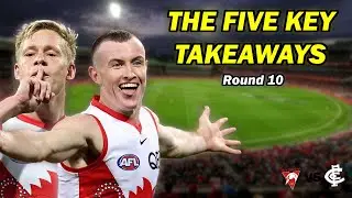 The Five Key Takeaways For Sydney (Round Ten, AFL 2024)